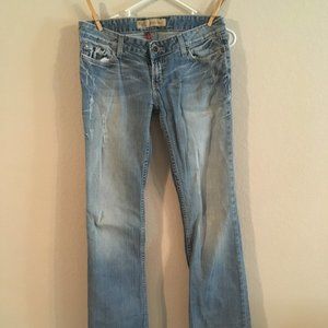 BKE Stella Jeans Light Wash Sz 30 XXL (37.5")
